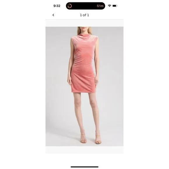 Reformation Velvet Alden Dress - Picture 1 of 10